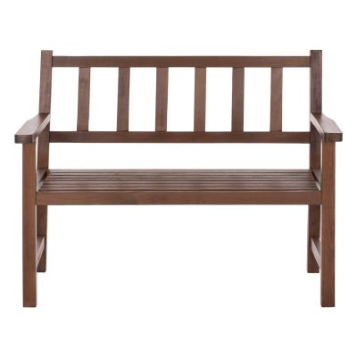 Wooden bench Naxos 2seater HM5407 110x64,5x85 cm