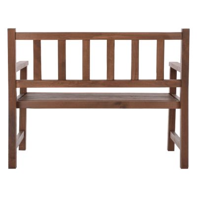 Wooden bench Naxos 2seater HM5407 110x64,5x85 cm