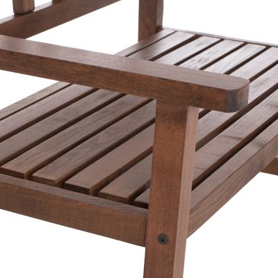 Wooden bench Naxos 2seater HM5407 110x64,5x85 cm