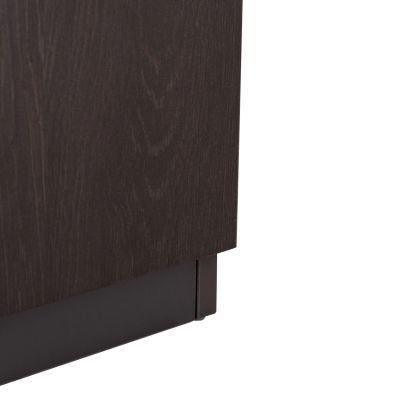 PROFESSIONAL OFFICE BOOKCASE ROSEWOOD HM2089 MELAMINE IN GREY-WENGE 80x40x200Hcm