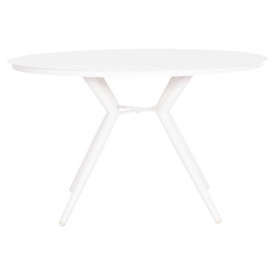 OUTDOOR TABLE ROUND HIGER HM6290.02 WHITE ALUMINUM Φ126Χ74Hcm.