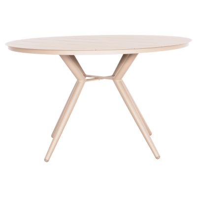 ROUND ALUMINUM TABLE HIGER HM6290.04 CAPPUCCINO Φ126x74Hcm.