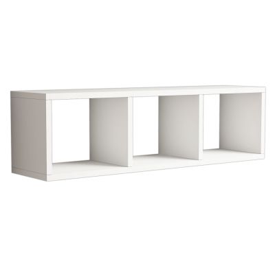 WALL SHELF MELAMINE WHITE 90x22x25,6Hcm.HM9228.11