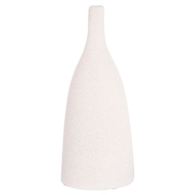 CERAMIC TABLE DECOR GALAD HM4635.01 OFF WHITE WITH CRYSTALLISATION Φ14x33,5H cm.