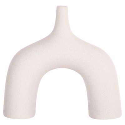 CERAMIC TABLE DECOR SERIES ISIL HM4601.01 OFF WHITE WITH CRYSTALLISATION 35x10x32.5Hcm.