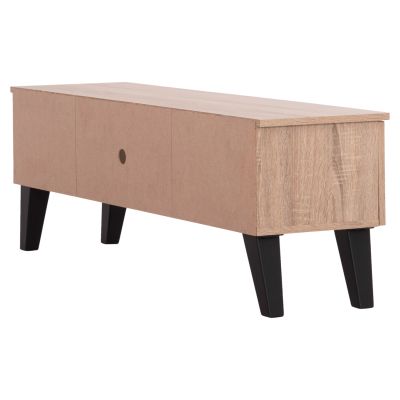 TV FURNITURE IREN HM2481.01 MELAMINE IN SONAMA OAK-BLACK 120x32,5-34x41Hcm.