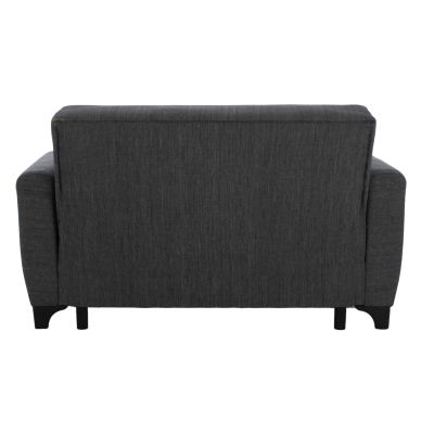 HM3243.03 2-SEATER SOFA-BED, TALL BACK, GREY, 160x84x88cm