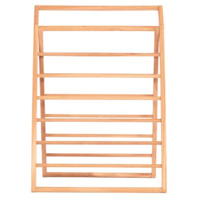 DECORATIVE FLOOR HANGER METIC HM18139 TEAK WOOD IN NATURAL 70x70x102.5Hcm.