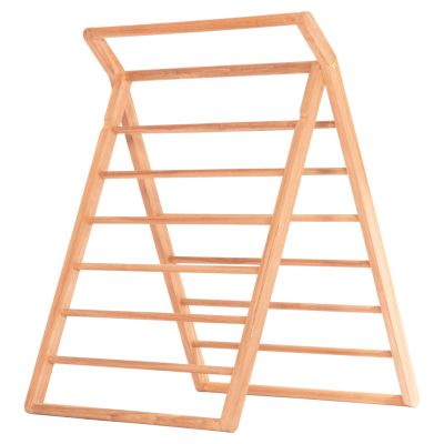 DECORATIVE FLOOR HANGER METIC HM18139 TEAK WOOD IN NATURAL 70x70x102.5Hcm.