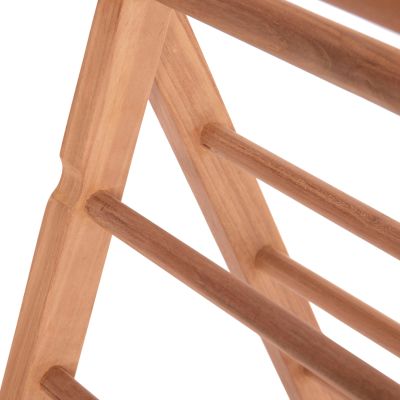 DECORATIVE FLOOR HANGER METIC HM18139 TEAK WOOD IN NATURAL 70x70x102.5Hcm.