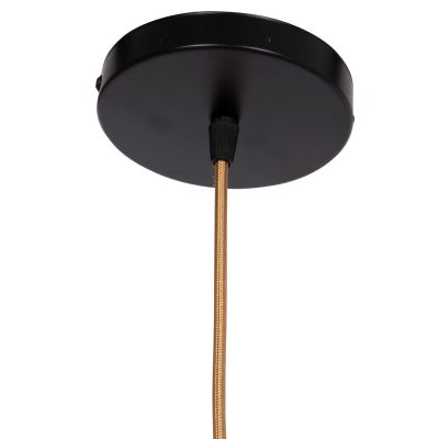 CEILING PENDANT LAMP KRENT HM7425.11 BLACK-GOLD 20x4x125Hcm.