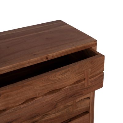 Drawer Fansi 3 Drawer HM8474.11 from solid acacia wood 80Χ35Χ85