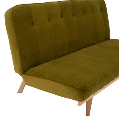 Разтегателен диван 3 места от кадифе Olive Shade HM3168.13 193x85x88cm