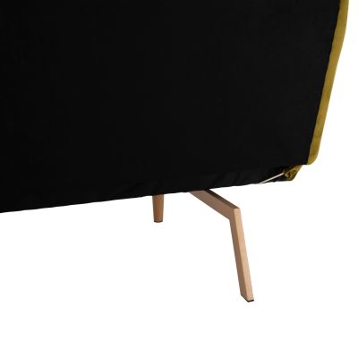 Разтегателен диван 3 места от кадифе Olive Shade HM3168.13 193x85x88cm