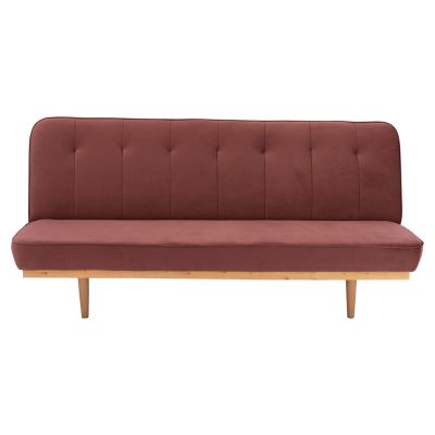 Диван Легло 3 места от кадифе гнила ябълка HM3168.02 193x85x88см