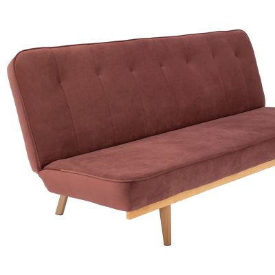 Диван Легло 3 места от кадифе гнила ябълка HM3168.02 193x85x88см