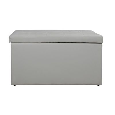 Stool with PU white Punk HM279.02 90x50x52cm