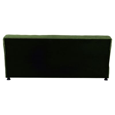 BED SOFA FOREST GREEN VELVET 3-SEAT EGE 1214 HM3067.07 192x74x82H cm