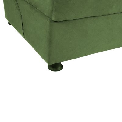 BED SOFA FOREST GREEN VELVET 3-SEAT EGE 1214 HM3067.07 192x74x82H cm