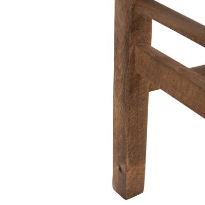 CHAIR CHOSEN HM8466.01 BEECH WOOD IMPREGNATED IN WALNUT COLOR 40.5x40.5x87Hcm.FRAME ONLY