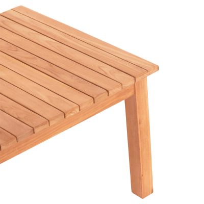 OUTDOOR LOUNGE SET 4PCS DUNKIRK HM18131 TEAK WOOD IN NATURAL--CUSHIONS IN ECRU