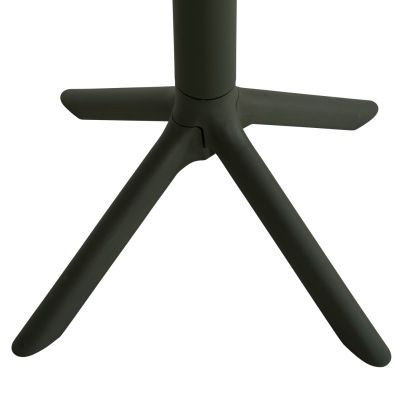 КВАДРАТНА ПОЛИПРОПИЛЕНОВА МАСА TERRIN HM6125.15 ТЪМНА МАСЛИНА 60,5x60,5x76,5Hcm.