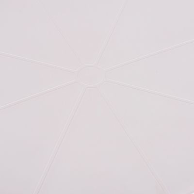 КВАДРАТНА ПОЛИПРОПИЛЕНОВА МАСА TERRIN HM6125.11 БЯЛА 60,5x60,5x76,5Hcm.