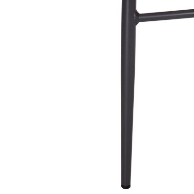 ALUMINUM CHAIR LYNN HM6267.01 ANTHRACITE FRAME-P.E. RATTAN IN NATURAL COLOR 57x61x79Hcm.