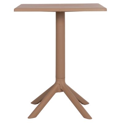 КВАДРАТНА ПОЛИПРОПИЛЕНОВА МАСА TERRIN HM6125.14 КАПУЧИНО 60,5x60,5x76,5Hcm.