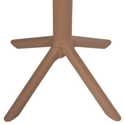 КВАДРАТНА ПОЛИПРОПИЛЕНОВА МАСА TERRIN HM6125.14 КАПУЧИНО 60,5x60,5x76,5Hcm.