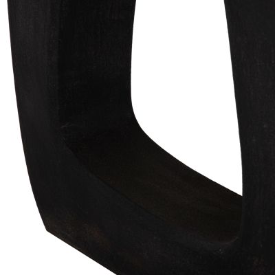 DINING TABLE SERIES SANTORINI HM18065 FIR WOOD TABLETOP-POLYRESIN LEGS IN BLACK 180x90x76Hcm.