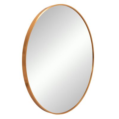 WALL MIRROR SERIES ARCHER HM4498.30 ROUND ALUMINUM FRAME IN GOLDEN Φ80cm.