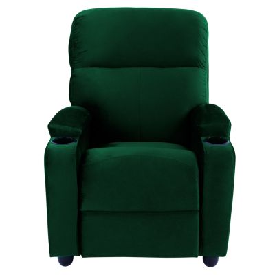 HM0122.13 Armchair cypress green velvet relax, recline mechanism  80x92x102cm