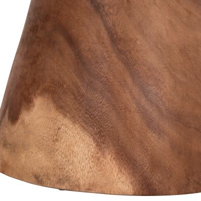 SIDE TABLE ROUND CUPRE HM9793.11 SOLID SUAR WOOD-NATURAL Φ40x45Hcm.