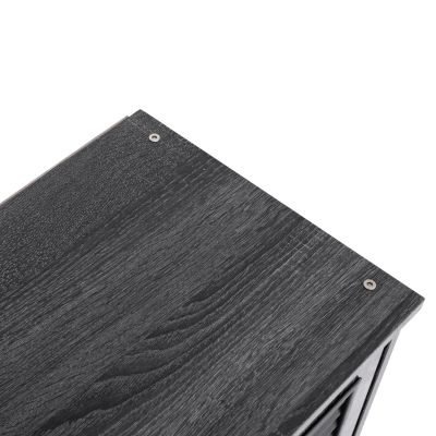 Shoe Cabinet Wooden 3 Door HM2267.01 Grey color 112x30x68,5 cm