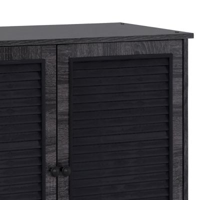 Шкаф за обувки дървен HM2266.01 Цвят сив 76.5x30x68.5