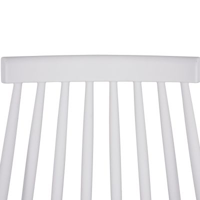 Dining chair HM8052.01 Vanessa White with metallic legs 43x46,5x82cm