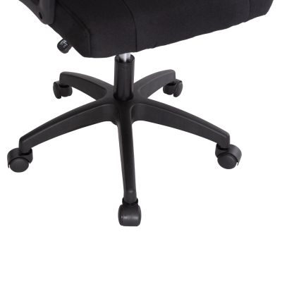 OFFICE CHAIR NIM HM1200.11 BLACK FABRIC-BLACK NYLON FRAME AND BASE 58x61x101.5Hcm.