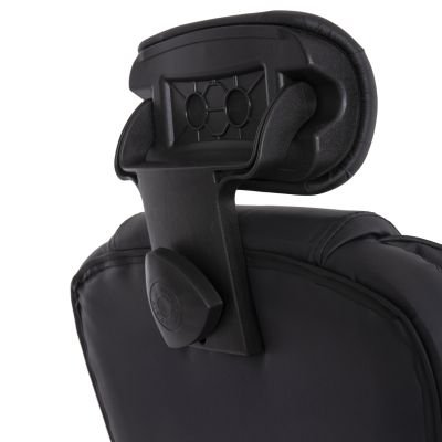 ОФИС СТОЛ OCTAVIUS HM1202 ЧЕРЕН PVC & НАЙЛОН- ХРОМИРАНА МЕТАЛНА ОСНОВА 52x55x128Hcm.
