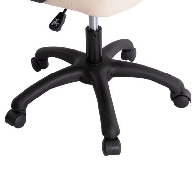 ОФИС СТОЛ PORTIMA HM1197.04 БЕЖОВ PVC-ЧЕРНА НАЙЛОНОВА РАМКА И ОСНОВА 69x53x98Hcm.