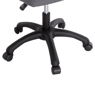 ОФИС СТОЛ PORTIMA HM1197.03 СИВА PVC-ЧЕРНА НАЙЛОНОВА РАМКА И ОСНОВА 69x53x98Hcm.