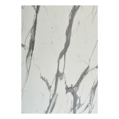 HPL TABLETOP HM6350.31 RECTANGULAR IN WHITE MARBLE COLOR 60X80cm