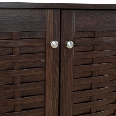 Shoe Cabinet Wooden HM2208.01 Wenge 77x34x67.5Hcm.