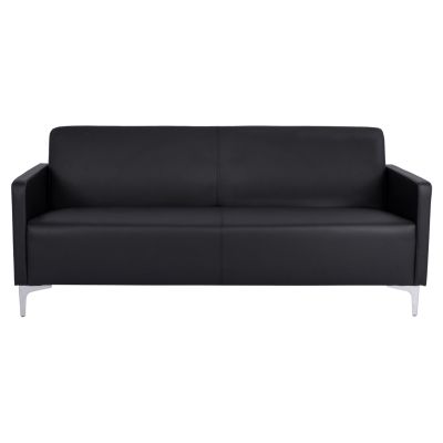 Sofa 3 seater Nellie HM3159.31 with black PU 163x71x71cm
