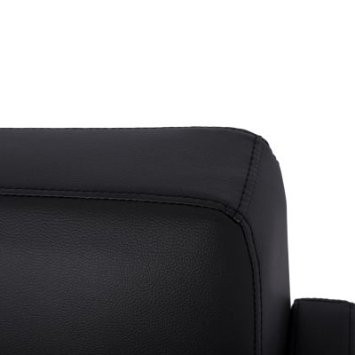 Sofa 3 seater Nellie HM3159.31 with black PU 163x71x71cm