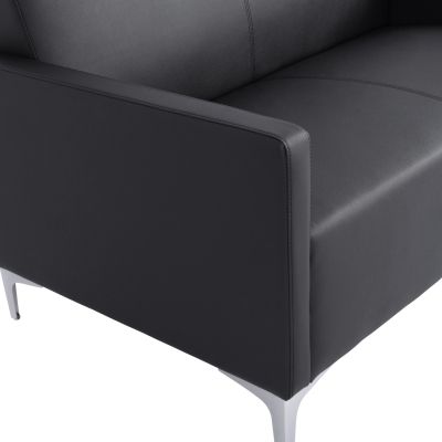 2-местен диван Nellie HM3159.21 Черен PU 113x71x71cm
