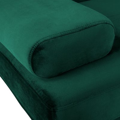 Ъглов Диван FAITH Forest Green кадифе HM3156.01 254x79-160x70-84 см