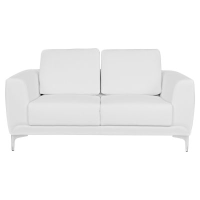 Диван 2 места Kenzie HM3121.22 с бял PU 142x81x81 см