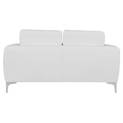 Диван 2 места Kenzie HM3121.22 с бял PU 142x81x81 см