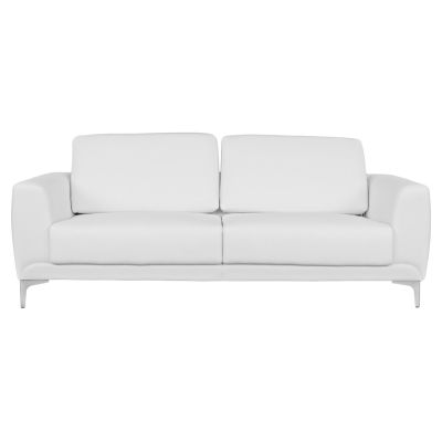 Диван 3 места Kenzie HM3121.32 с бял PU 190x81x81 см